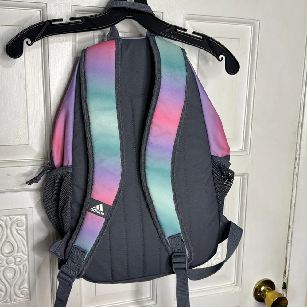 Adidas Tie Dye Pastels Iconic 3 Stripe Laptop Backpack - Picture 7 of 16
